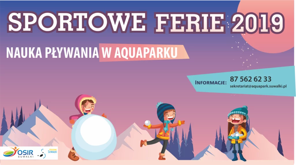 Ferie w Aquaparku 2019