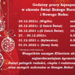 2021 swieta godziny pracy